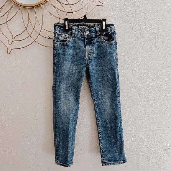 SOLD Gymboree Acid Wash Skinny Jeans 6 - Picture 1 of 2